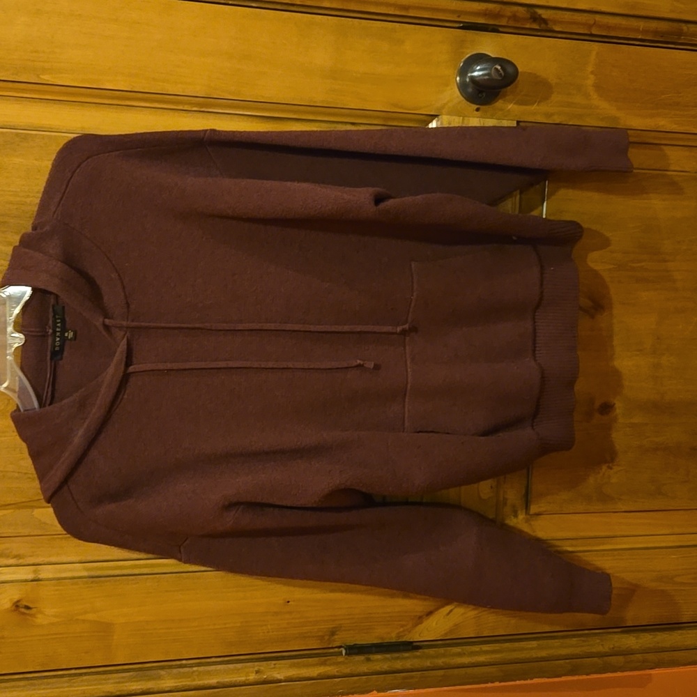Cozy Maroon Hooded Sweater
